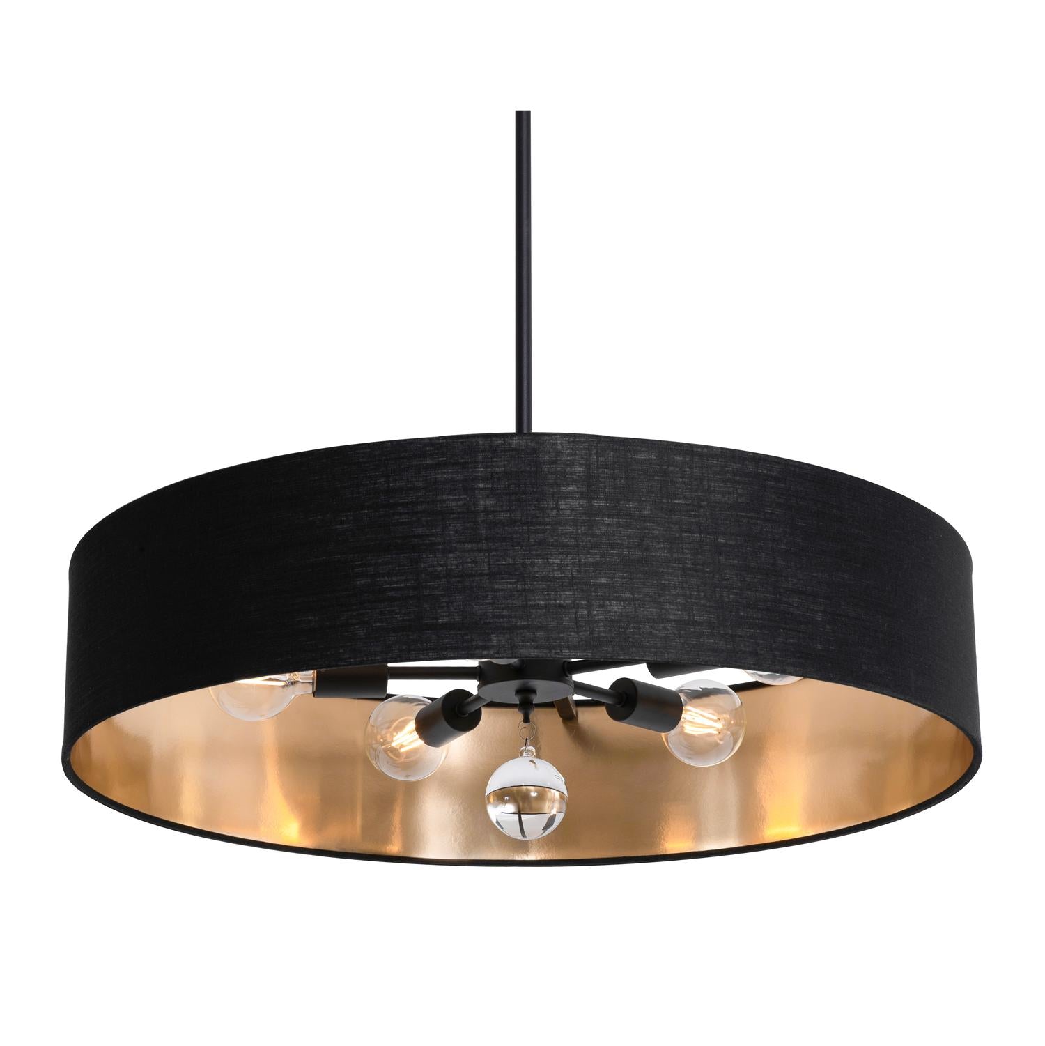 Celine 30'' 5-Light Convertible Pendant Light
