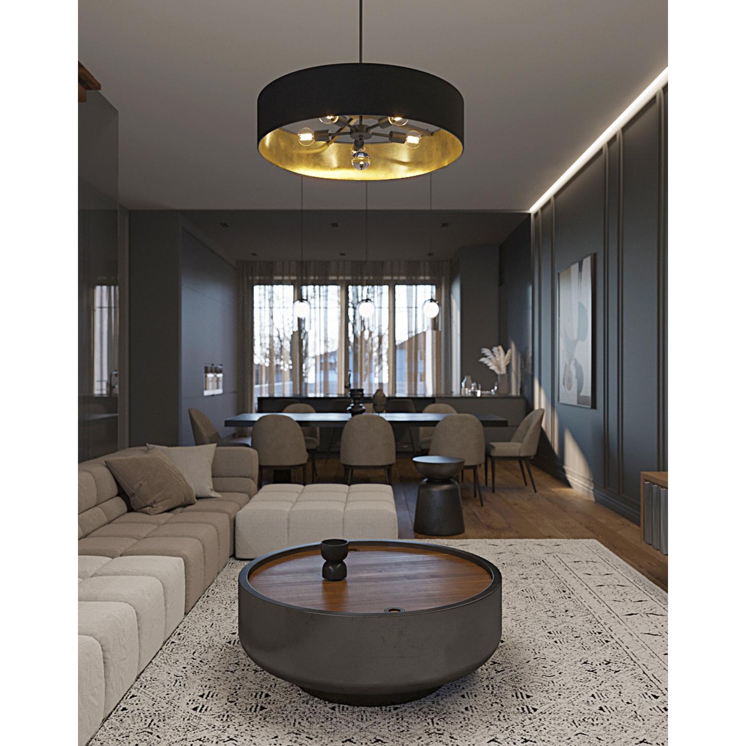 Celine 30'' 5-Light Convertible Pendant Light
