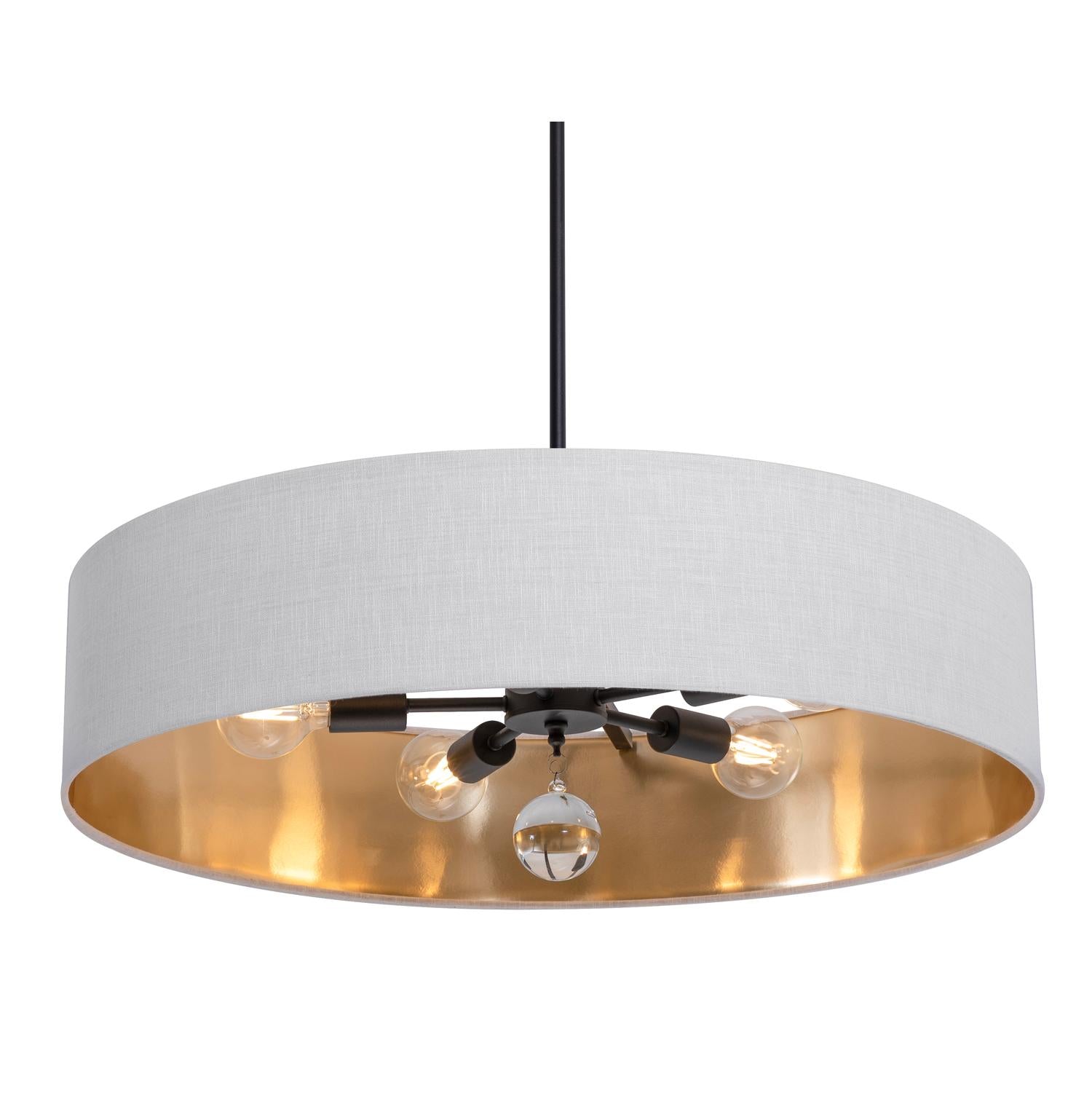 Celine 30'' 5-Light Convertible Pendant Light