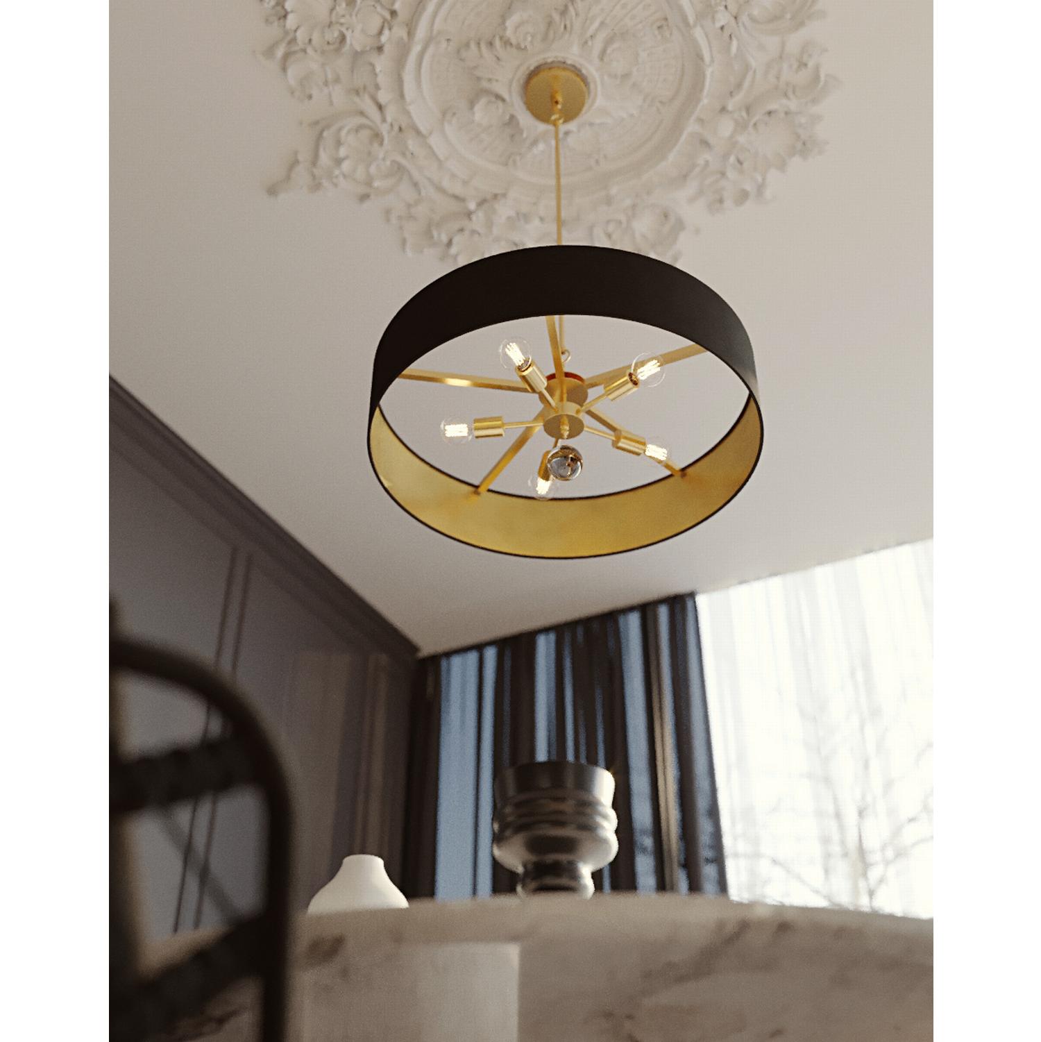 Celine 30'' 5-Light Convertible Pendant Light