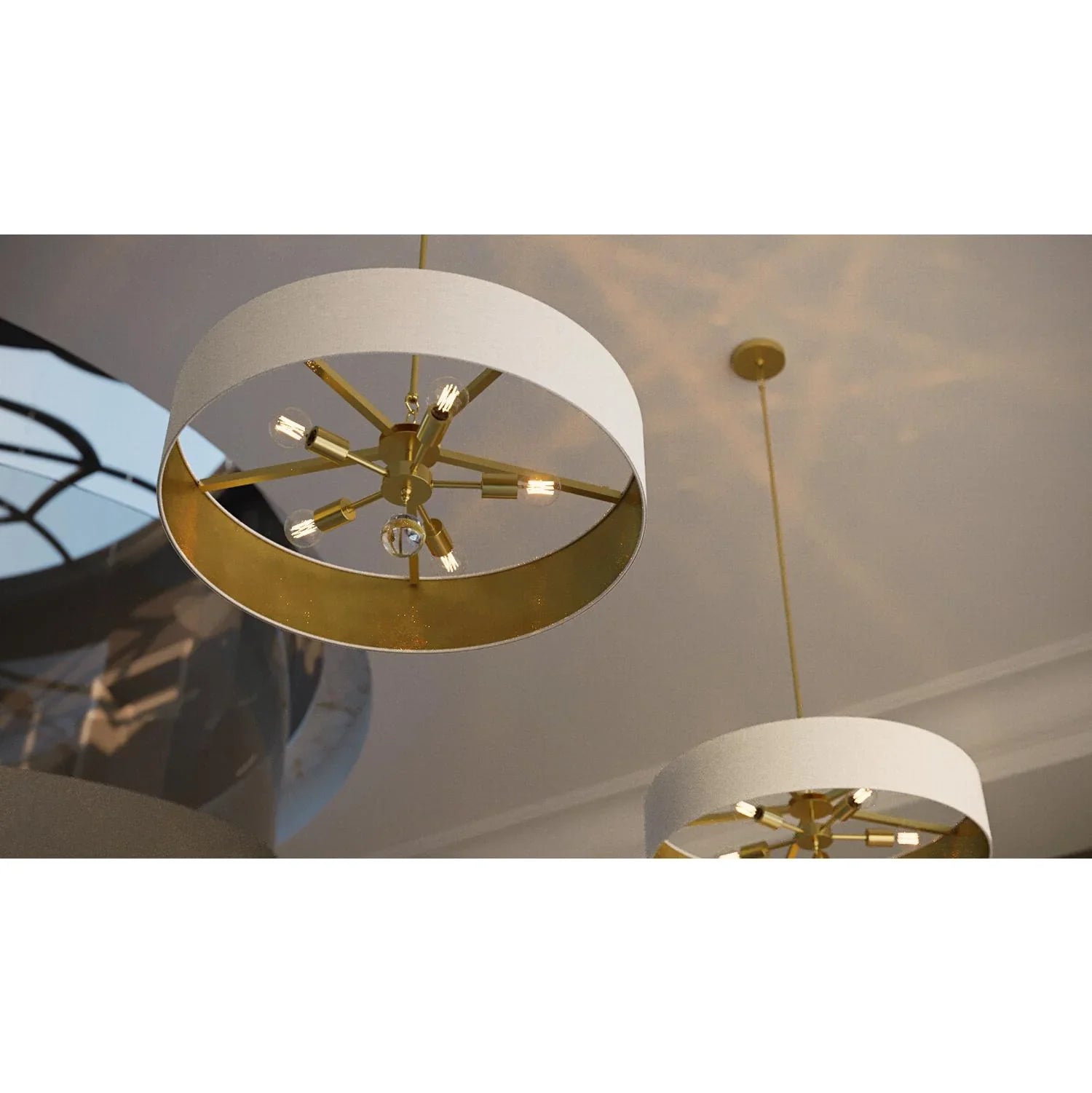 Celine 30'' 5-Light Convertible Pendant Light - Bees Lighting