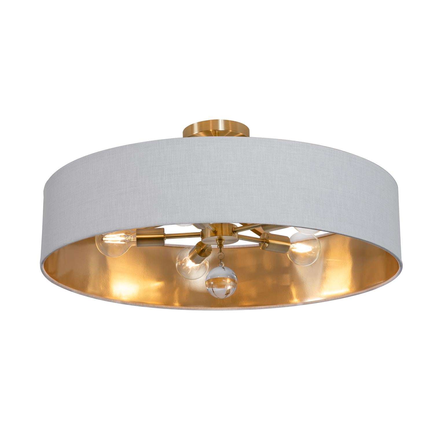 Celine 30'' 5-Light Convertible Pendant Light