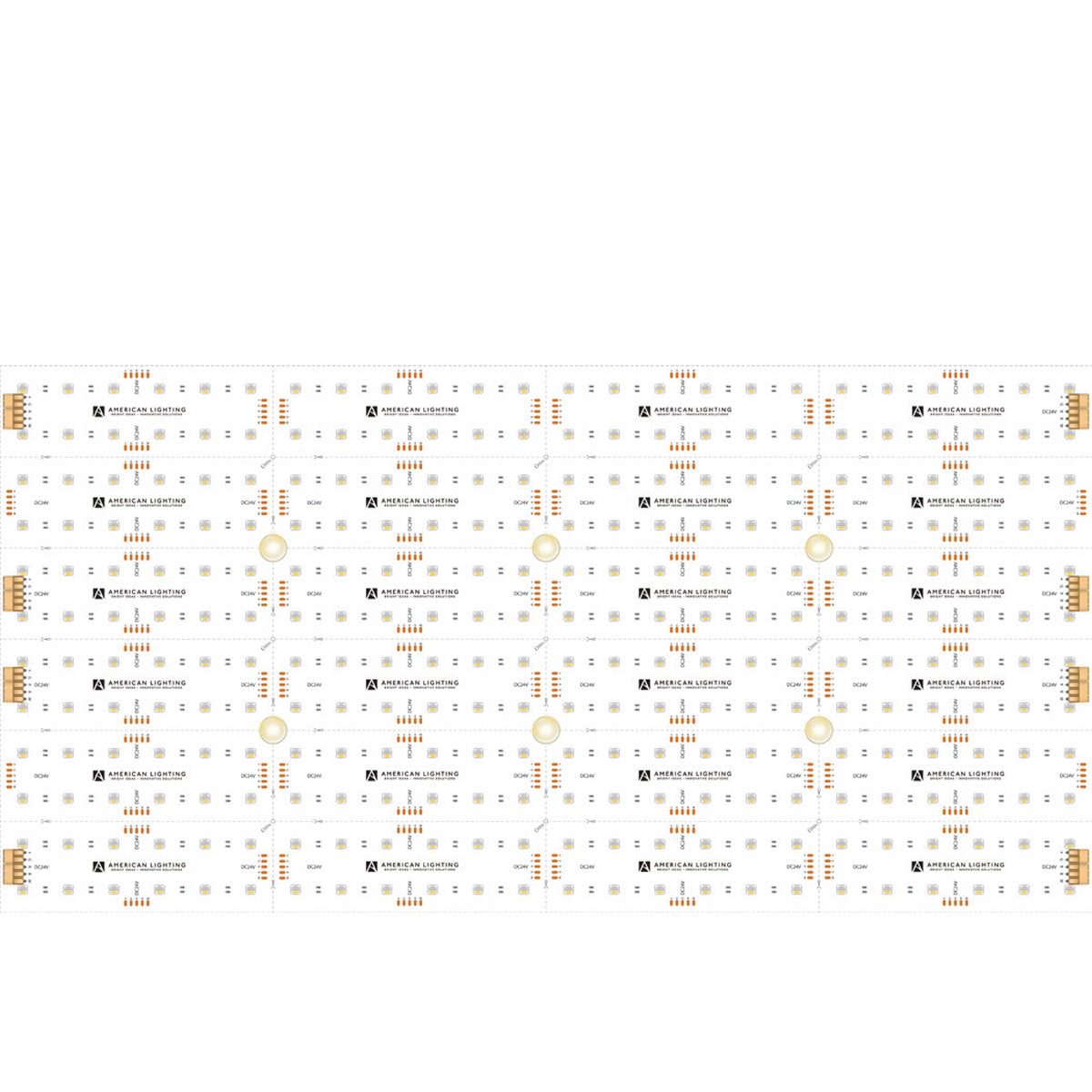 2-Pack Trulux Canvas 12" x 24" RGBW LED Sheet Light, 20 Watts, 1000 Lumens, 24V - Bees Lighting