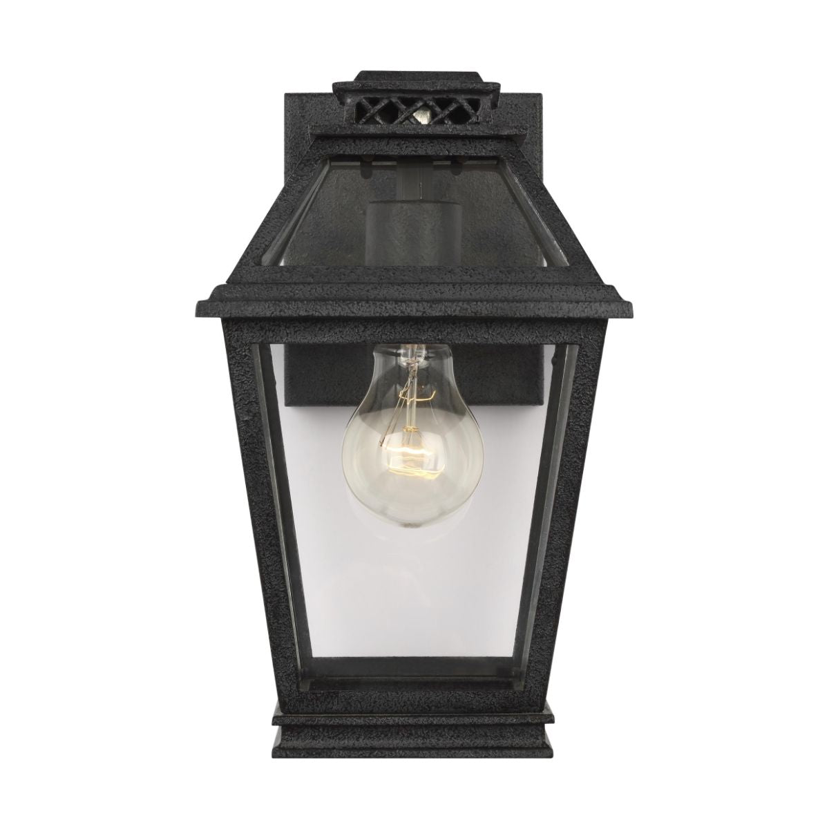 Falmouth Extra Small 11 In. Outdoor Wall Light Gray Finish