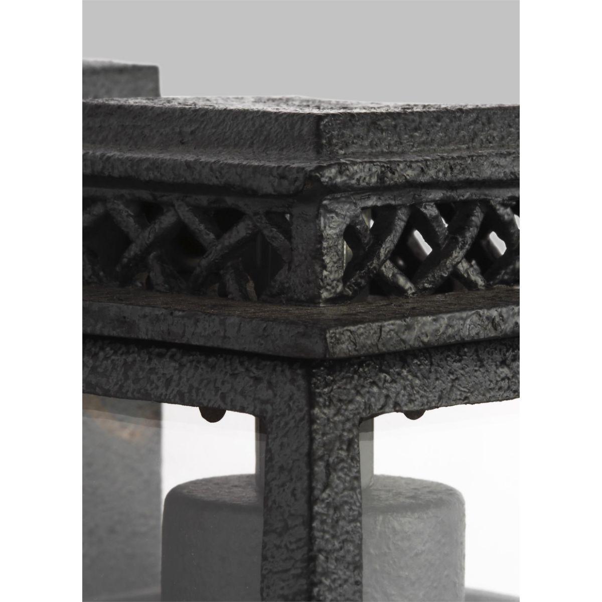Falmouth Extra Small 11 In. Outdoor Wall Light Gray Finish - Bees Lighting