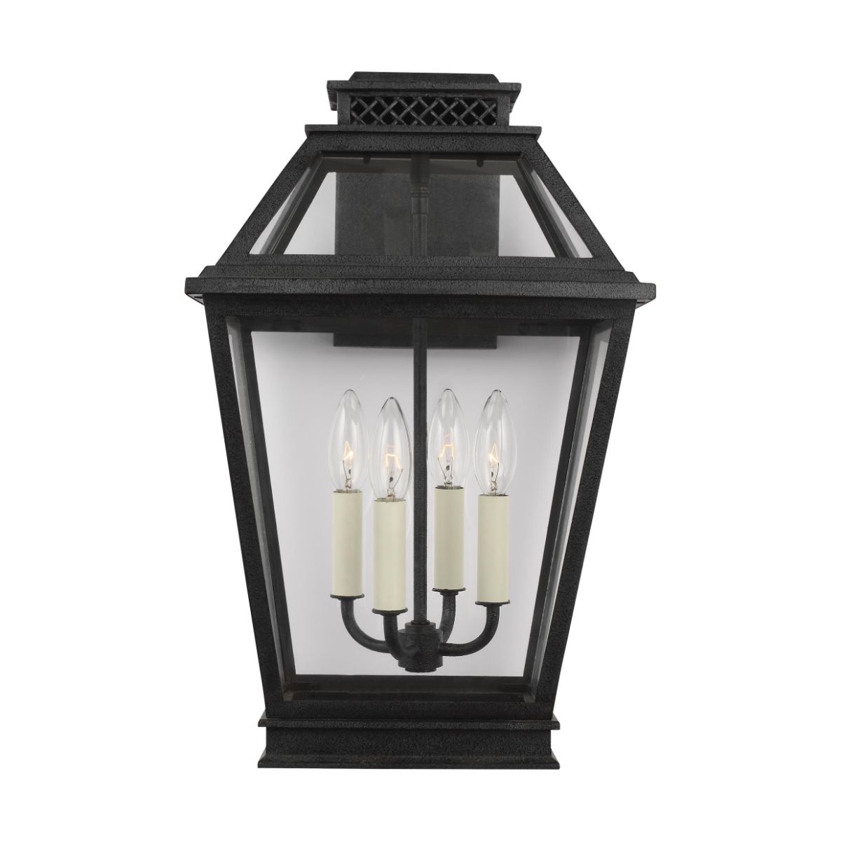 Falmouth Large 19 In. 4 Lights Outdoor Wall Light Gray Finish