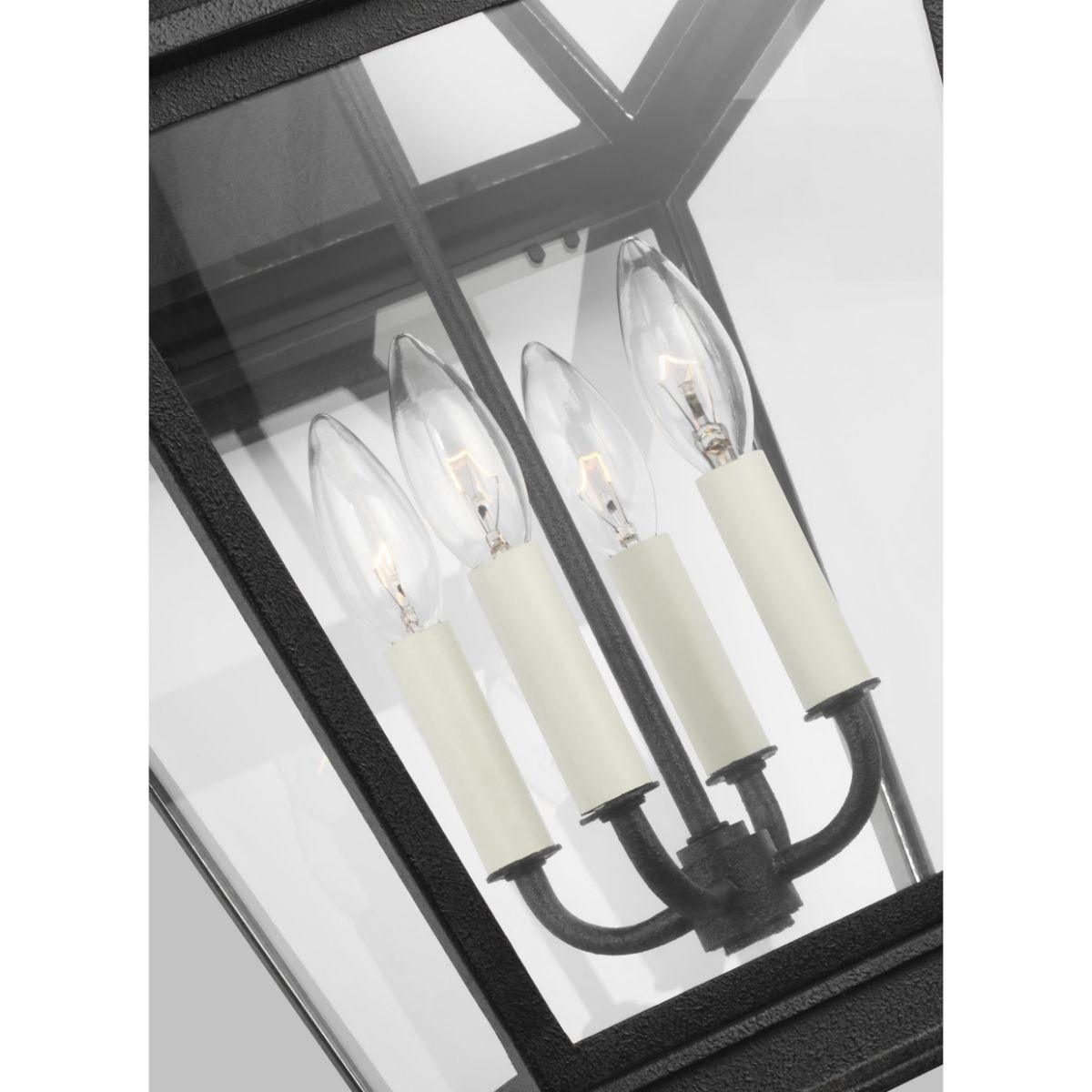 Falmouth Large 19 In. 4 Lights Outdoor Wall Light Gray Finish - Bees Lighting
