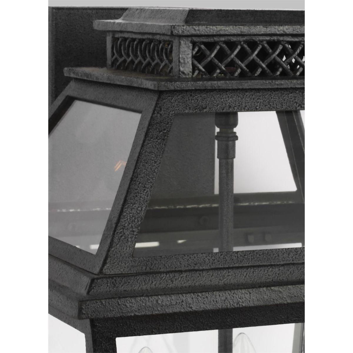 Falmouth Large 19 In. 4 Lights Outdoor Wall Light Gray Finish - Bees Lighting