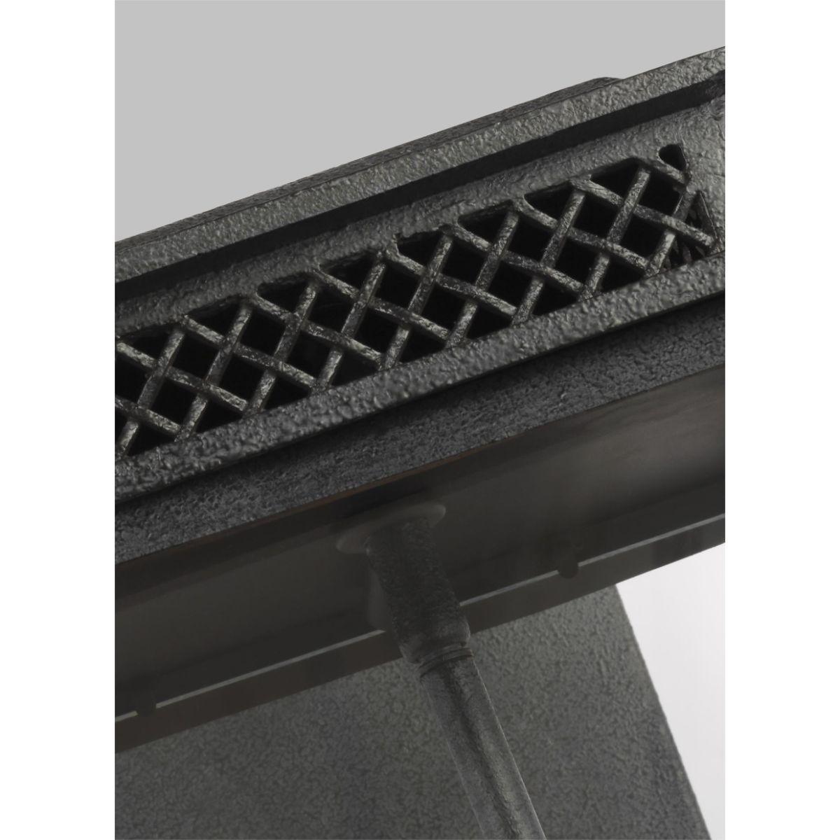 Falmouth Extra Large 26 In. 4 Lights Outdoor Wall Light Gray Finish - Bees Lighting