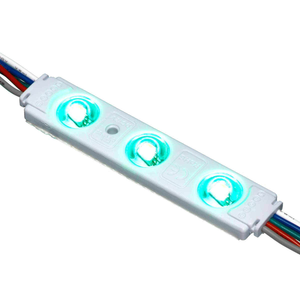 143in. LED Channel Ray, 3 LEDs, 100 Lumens per Module, 20pcs per string, RGBW, 12VDC - Bees Lighting