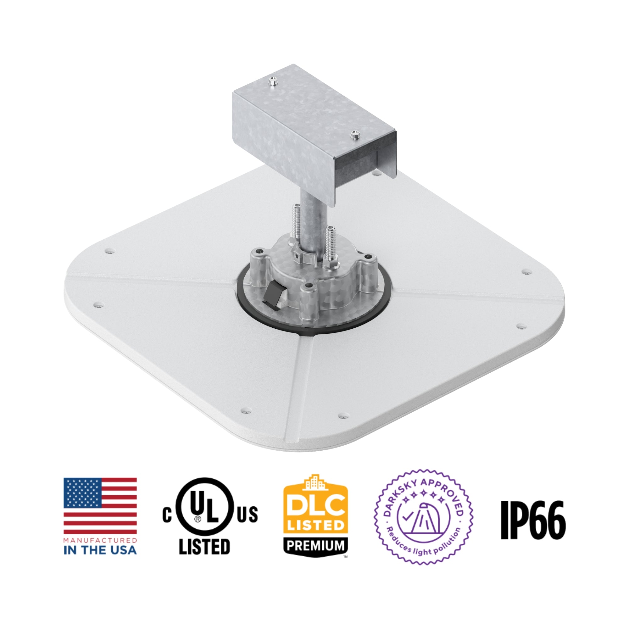 LSI CRUSX Series Ultra-Slim Canopy Light 19,277 Lumens 129W 5000K 120-277V Symmetric White