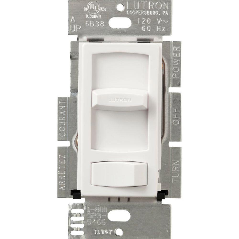 Lutron CTFSQ-F Skylark Contour 1.5A Quiet Fan Speed Control, Single-Pole or 3-Way - Bees Lighting