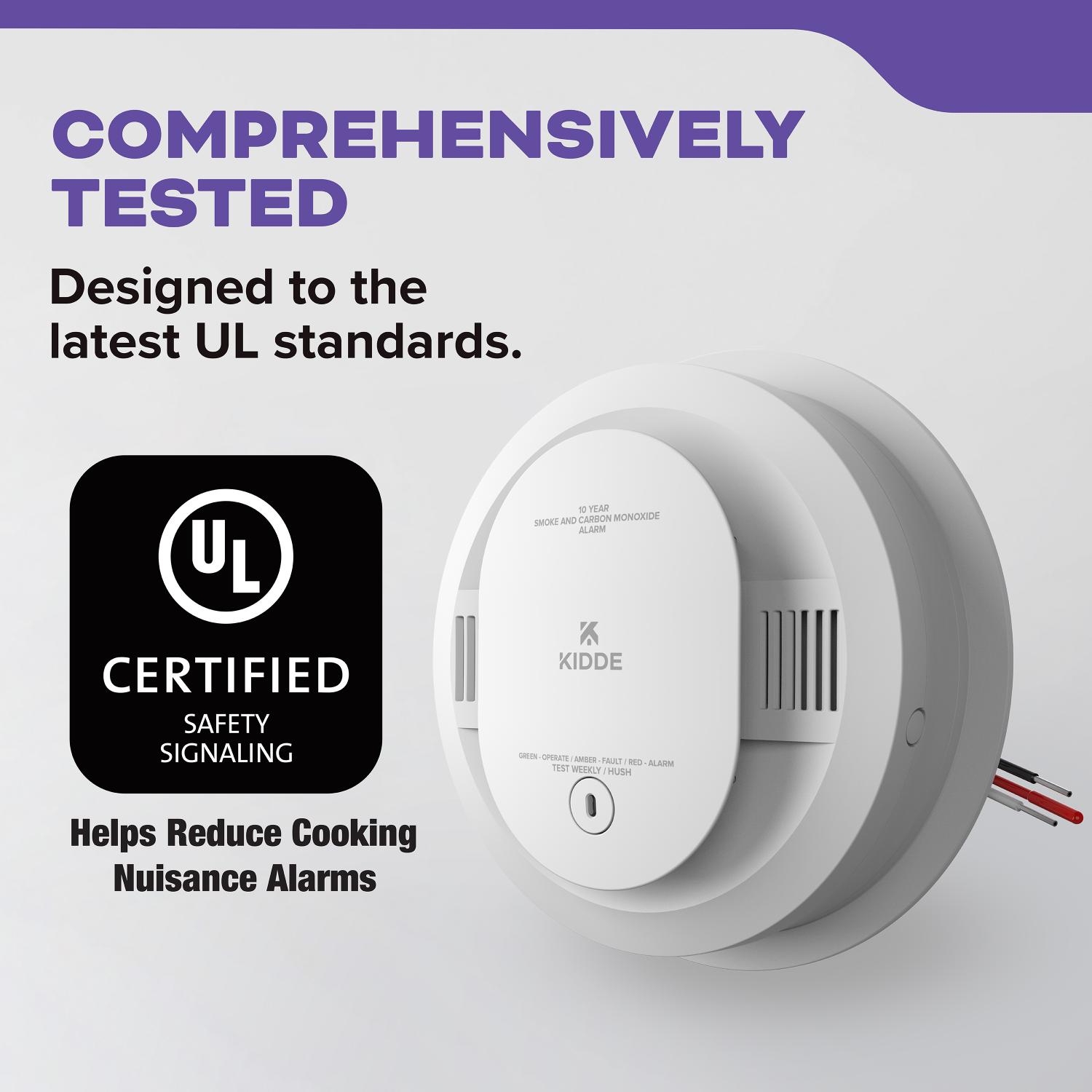 FireX Hardwired+10-Year Battery Backup Smoke & Carbon Monoxide Detector - Bees Lighting