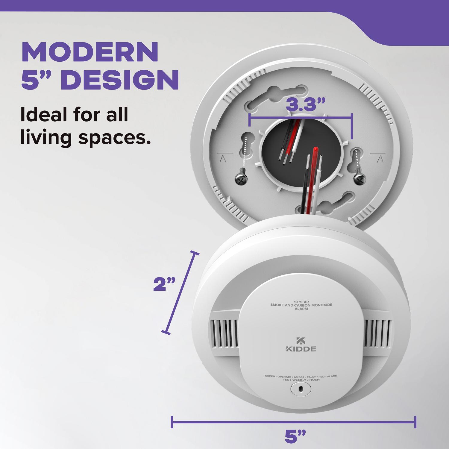 FireX Hardwired+10-Year Battery Backup Smoke & Carbon Monoxide Detector - Bees Lighting