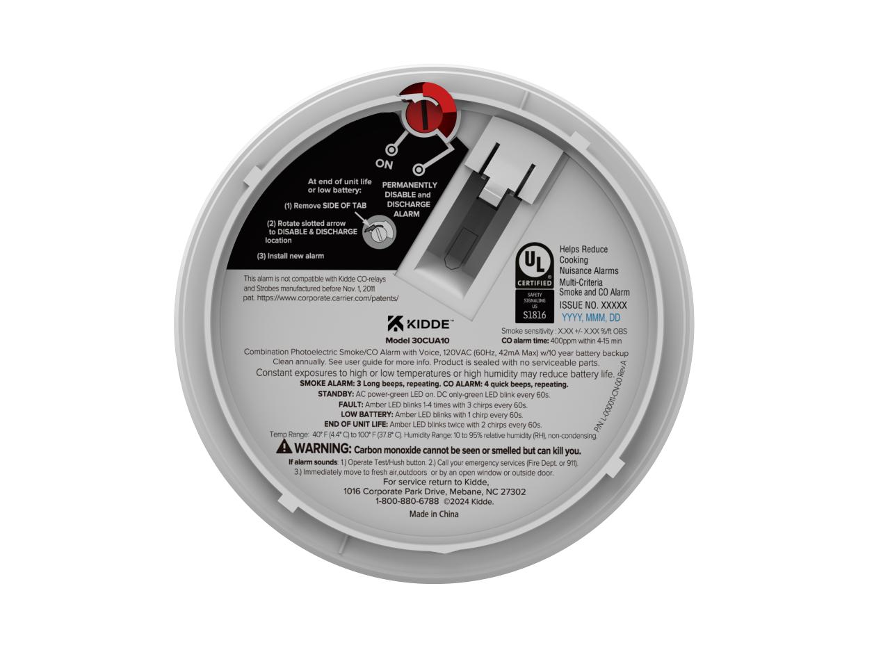 FireX Hardwired+10-Year Battery Backup Smoke & Carbon Monoxide Detector - Bees Lighting