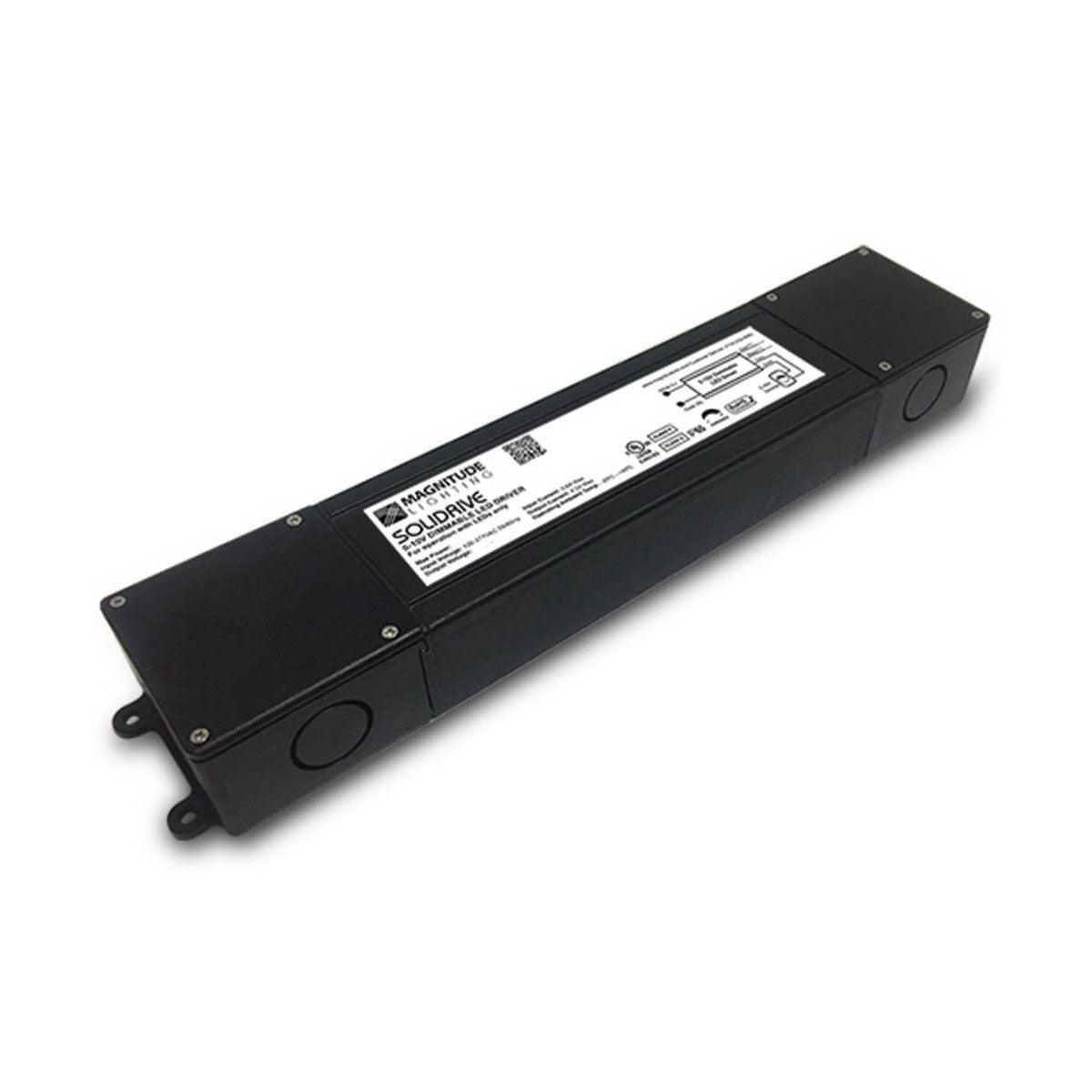 SOLIDRIVE 96 Watts, 24VDC LED Driver With Junction Box, 0-10V Dimming, 120-277V - Bees Lighting