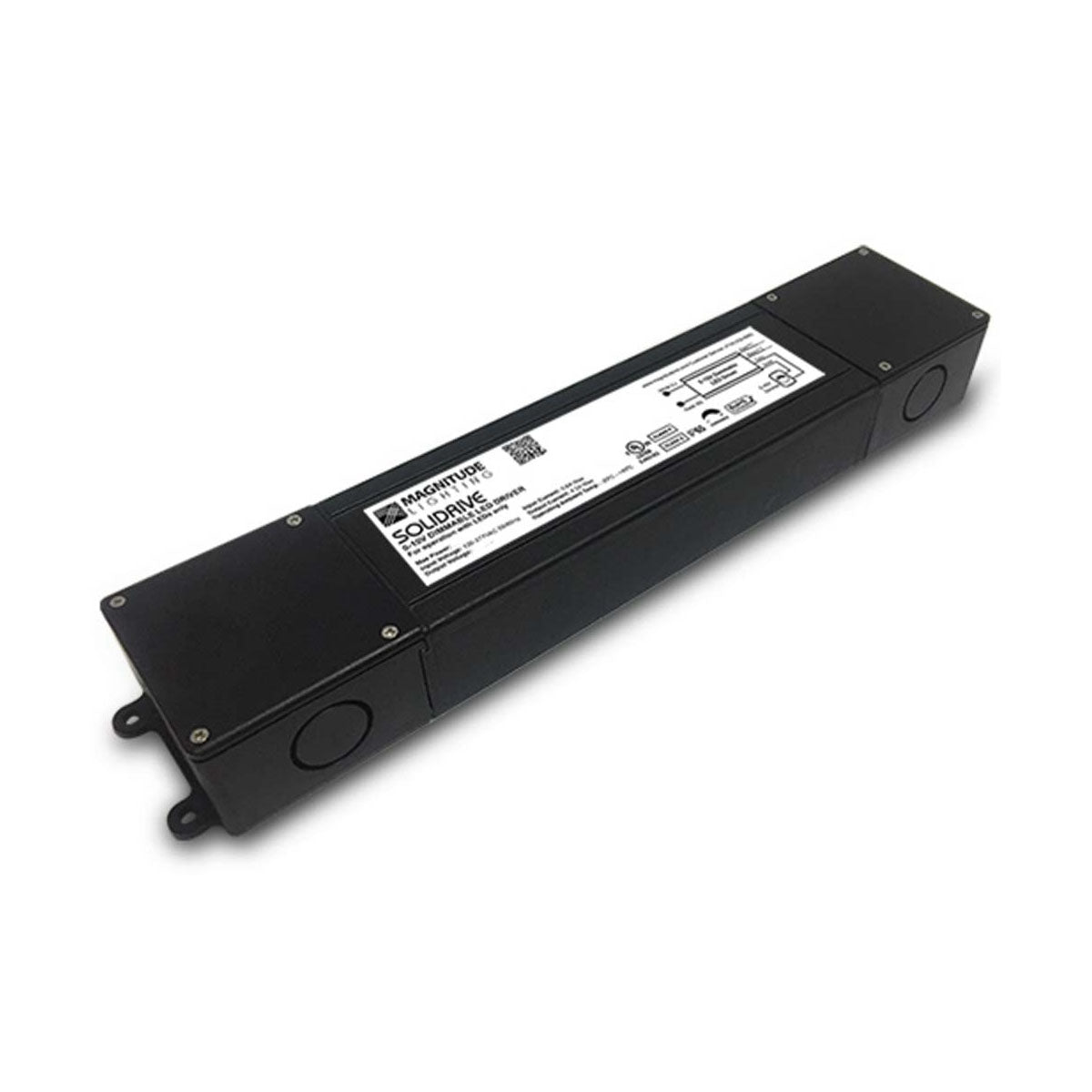 SOLIDRIVE 96 Watts, 24VDC LED Driver With Junction Box, 0-10V Dimming, 120-277V - Bees Lighting