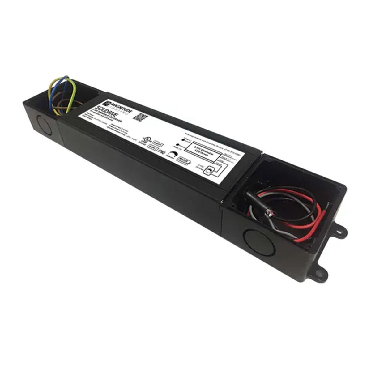 SOLIDRIVE 96 Watts, 24VDC LED Driver With Junction Box, 0-10V Dimming, 120-277V - Bees Lighting