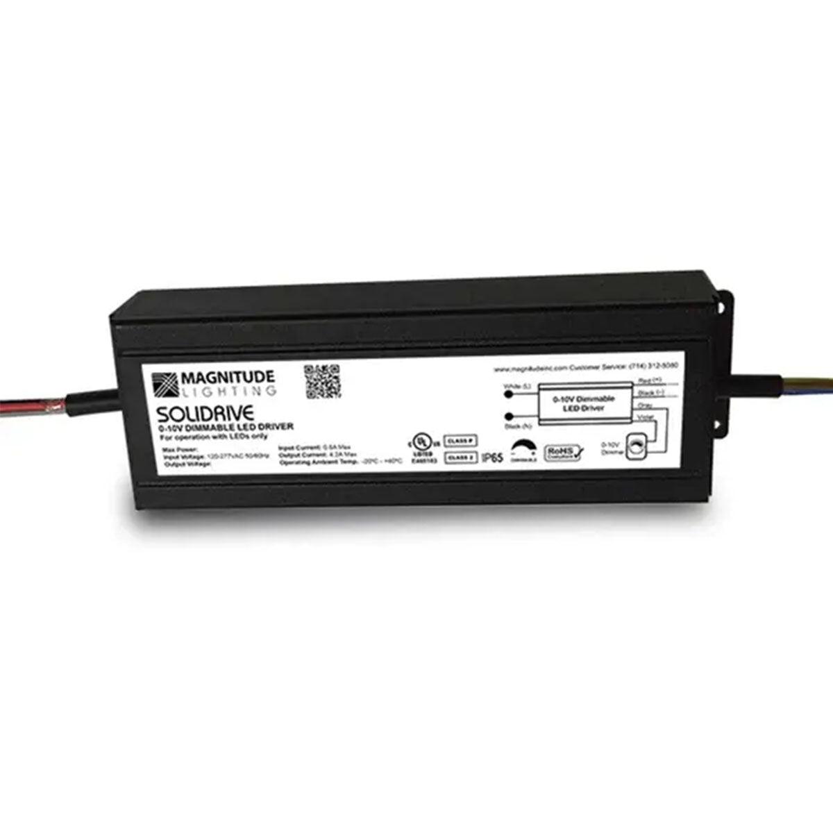 SOLIDRIVE 96 Watts, 24VDC LED Driver, 0-10V Dimming, 120-277V - Bees Lighting