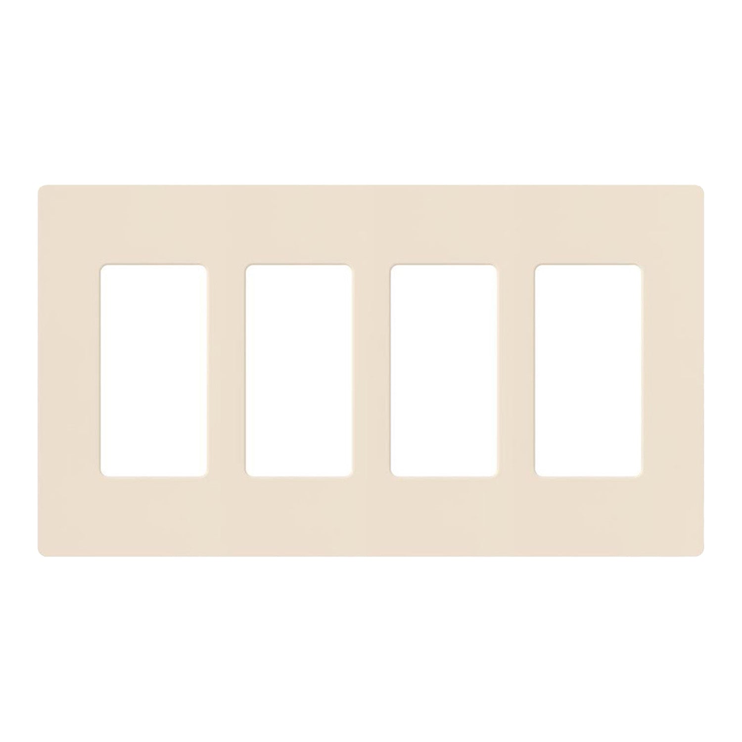 Lutron Claro 4-Gang Decorator/Rocker Wall Plate - Bees Lighting