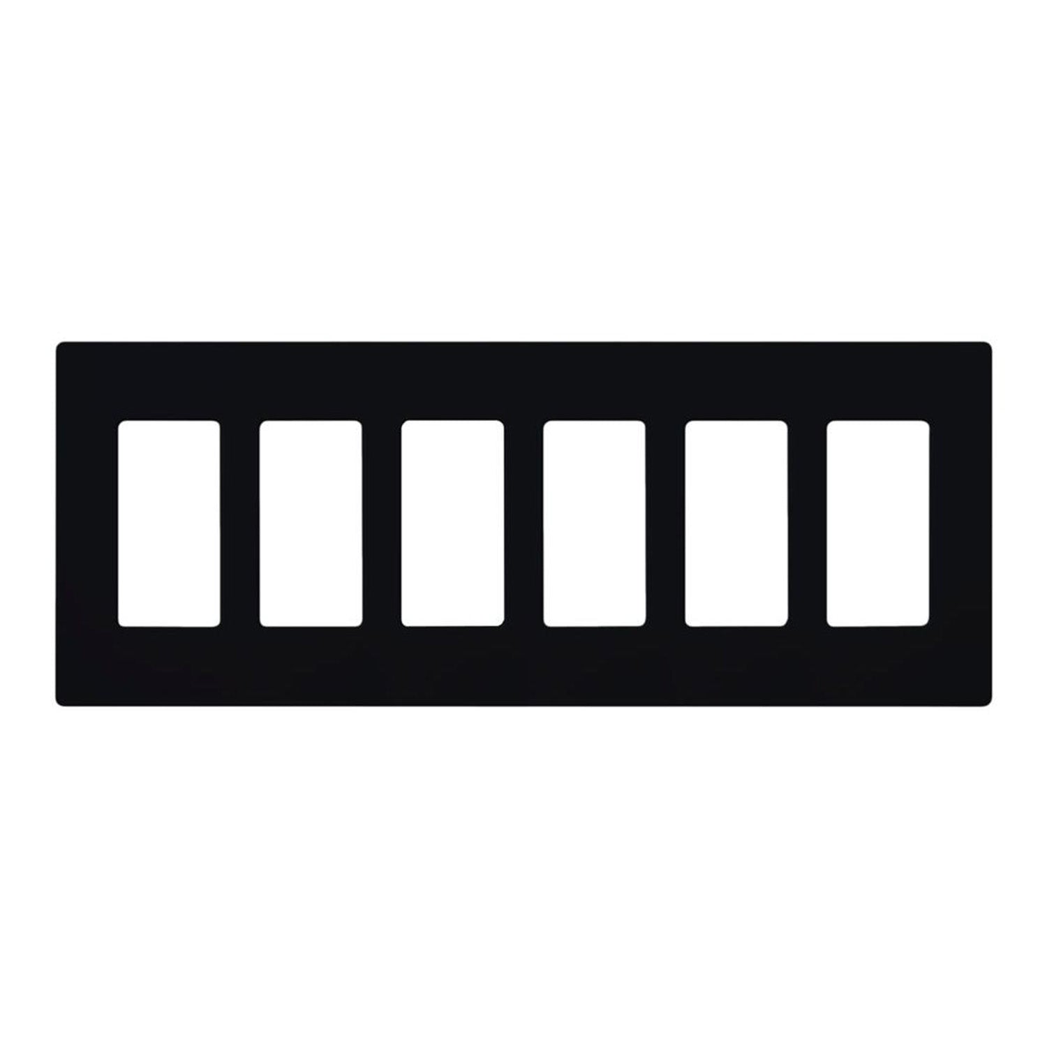 Lutron Claro 6-Gang Decorator/Rocker Wall Plate - Bees Lighting
