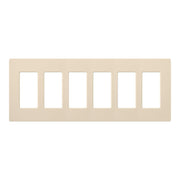 Lutron Claro 6-Gang Decorator/Rocker Wall Plate - Bees Lighting
