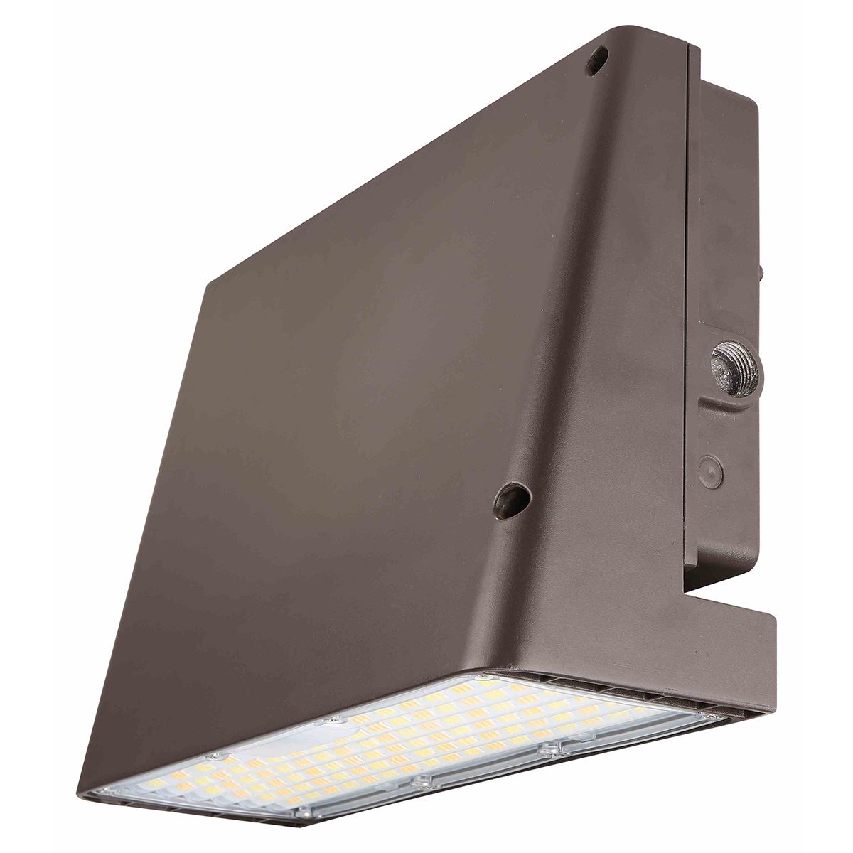 LED Cutoff Wall Pack With Photocell, 100 Watts Adjustable, 15000 Lumens, 30K/40K/50K, 120-277V - Bees Lighting
