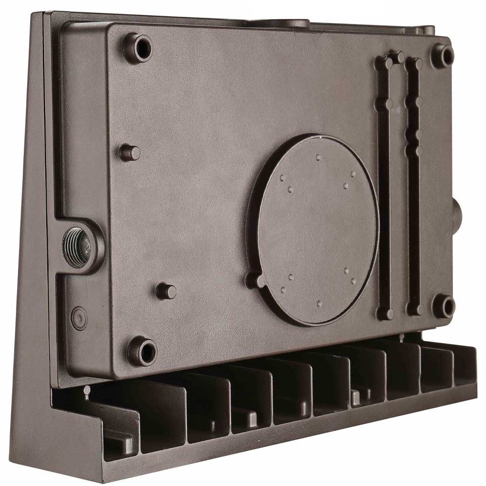 LED Cutoff Wall Pack With Photocell, 65 Watts Adjustable, 10000 Lumens, 30K/40K/50K, 120-277V - Bees Lighting