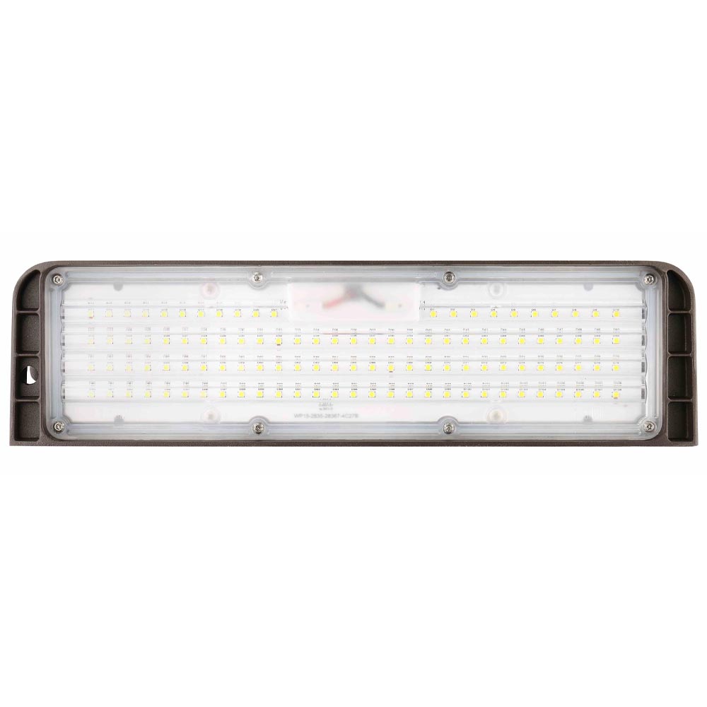 LED Cutoff Wall Pack With Photocell, 65 Watts Adjustable, 10000 Lumens, 30K/40K/50K, 120-277V - Bees Lighting