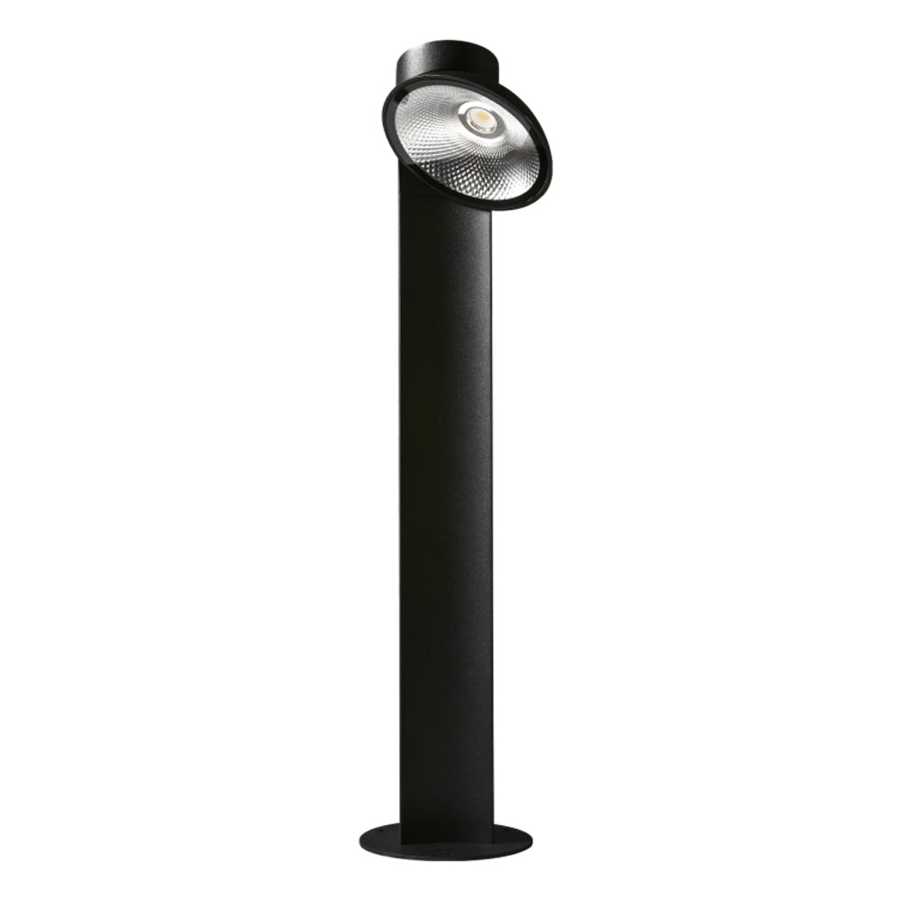 12V Landscape Adjustable Head LED Path Light 24" 10W Aluminum 500 Lumens 3000K Black