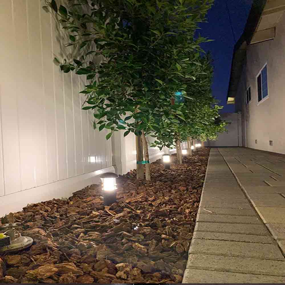 12V Landscape LED Garden Path Light 10" 3W Aluminum 3000K Bronze