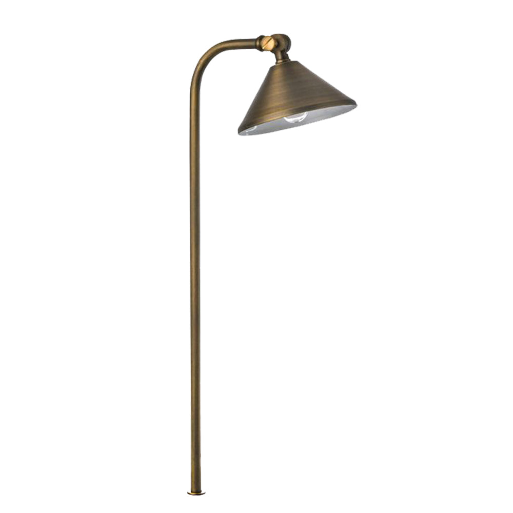 Directional LED Path Light, Natural Brass - Bees Lighting