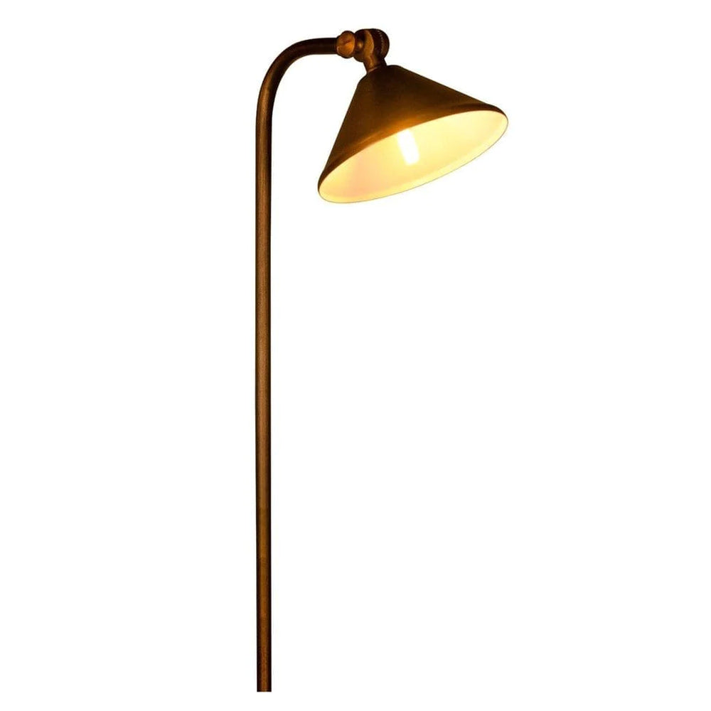 Directional LED Path Light, Natural Brass - Bees Lighting