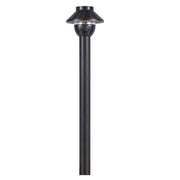 LED Mushroom 3.5" Path Light, Dark Brass - Bees Lighting