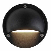 12V LED Round Deck Light Aluminum Black Finish - Bees Lighting