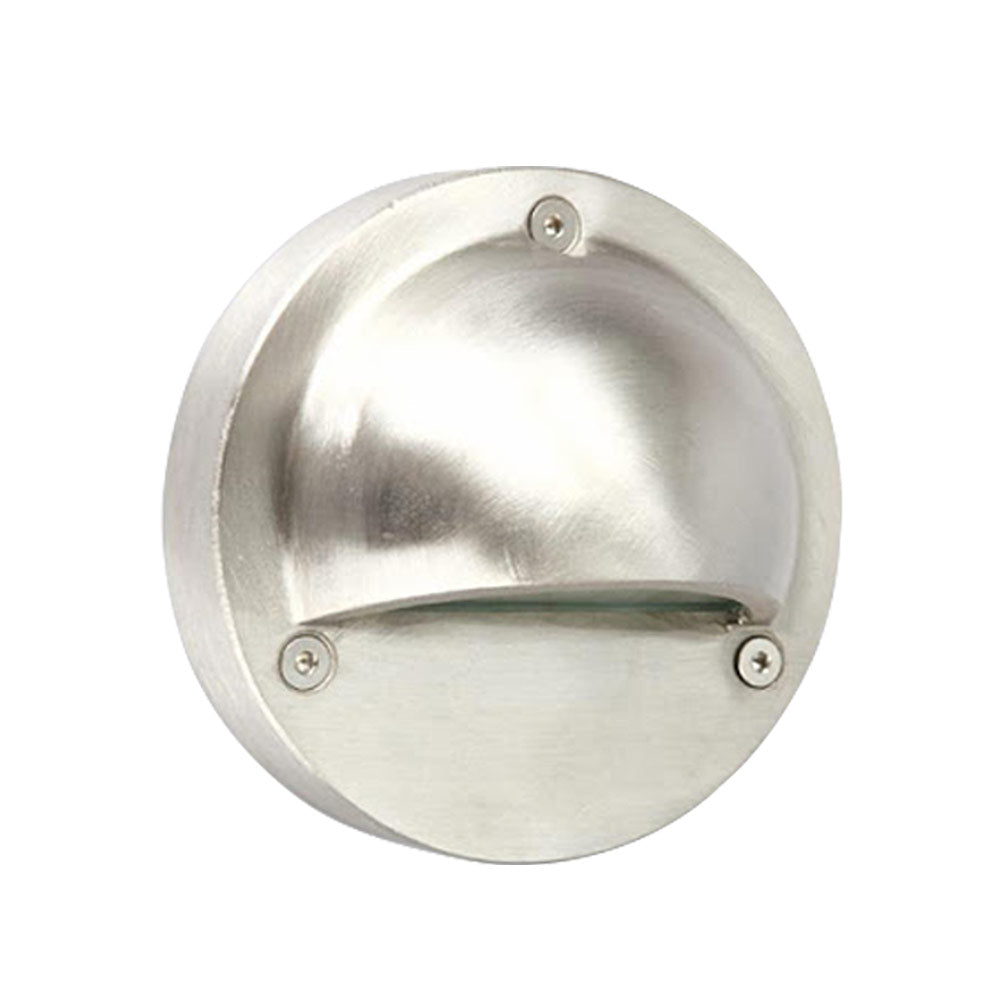 12V LED Round Half Moon Deck Light Stainless Steel - Bees Lighting