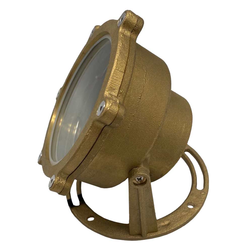 12V LED Landscape Flood/Underwater Accent Light Natural Brass - Bees Lighting
