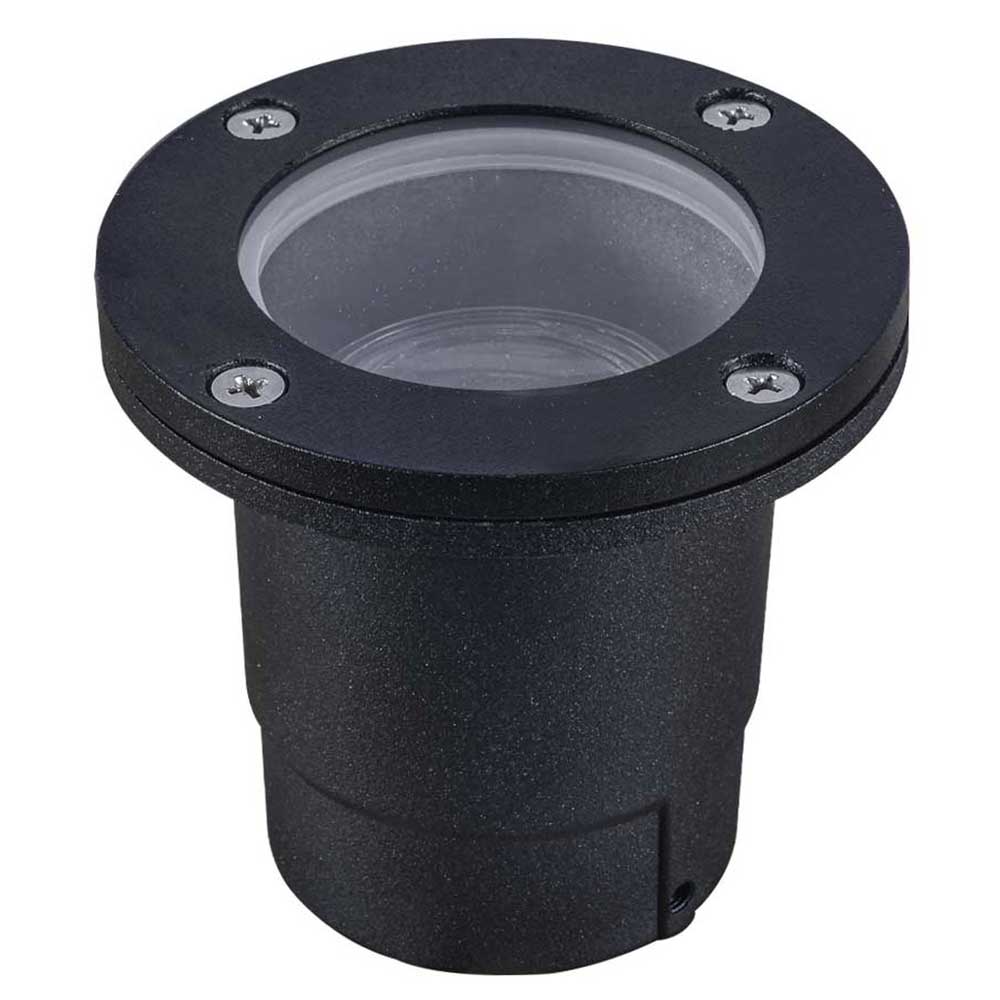 12V Round LED Landscape In-Ground Well Light Aluminum Black Finish