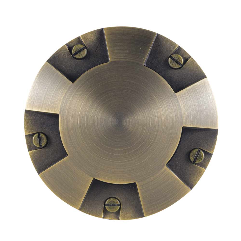 12V LED Landscape In-Ground Well Light Multi Directional Face Brass - Bees Lighting