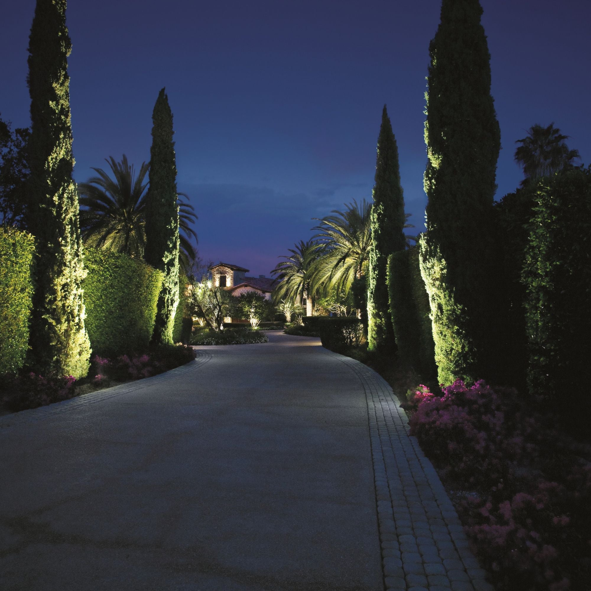 Divaled - LED Tri-Directional Well Light, Natural Brass | Bees Lighting