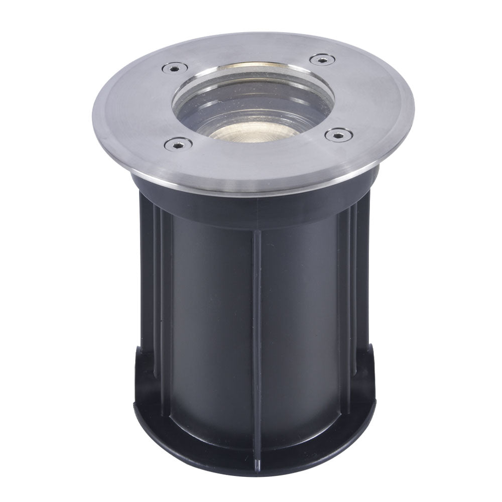 12V LED Landscape In-Ground Well Light Round Flat Face Stainless Steel - Bees Lighting