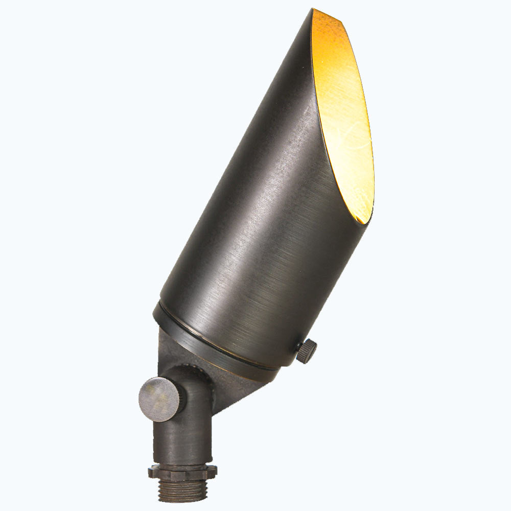 LED Adjustable Directional Spot Light, Dark Brass