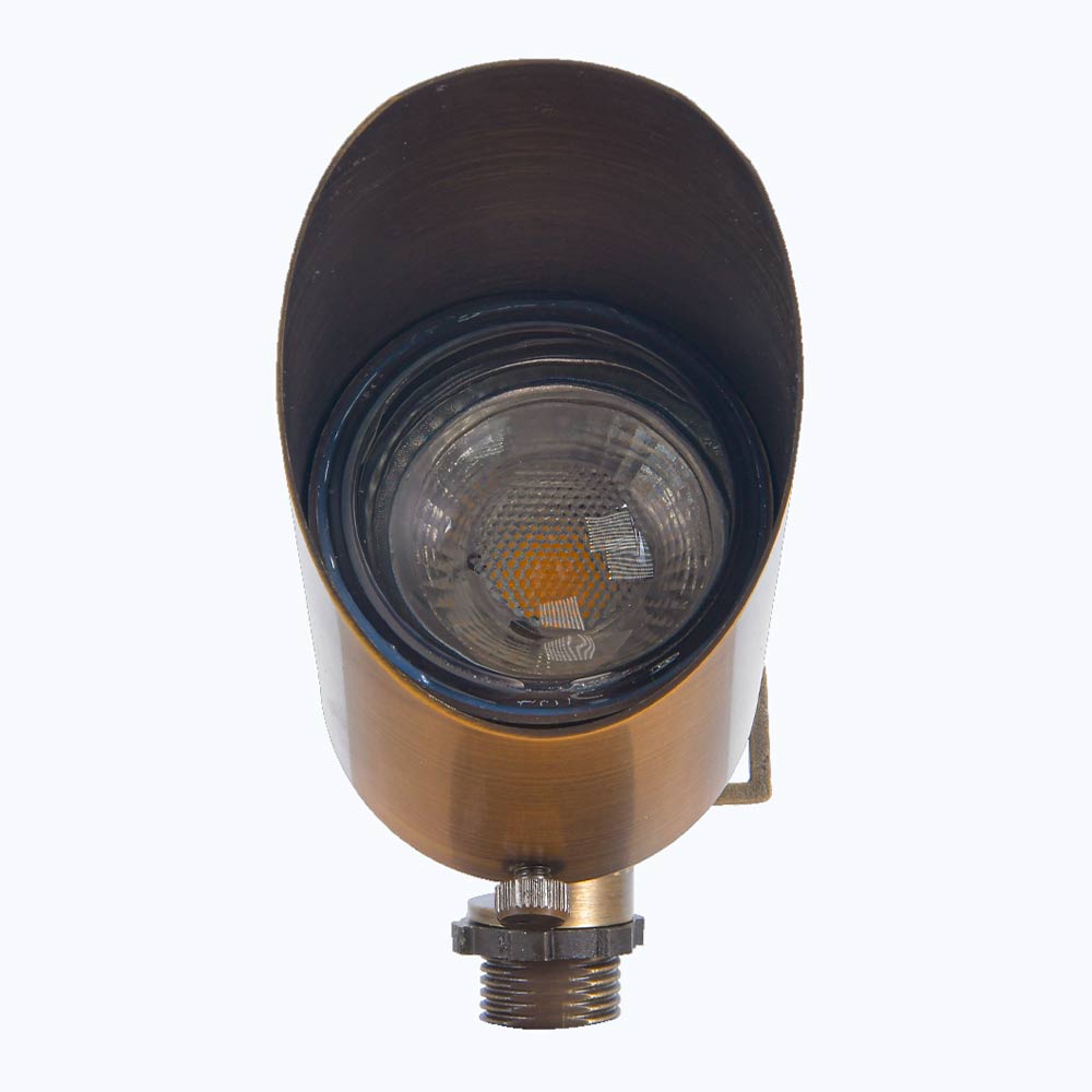 LED Adjustable Directional Spot Light, Dark Brass - Bees Lighting