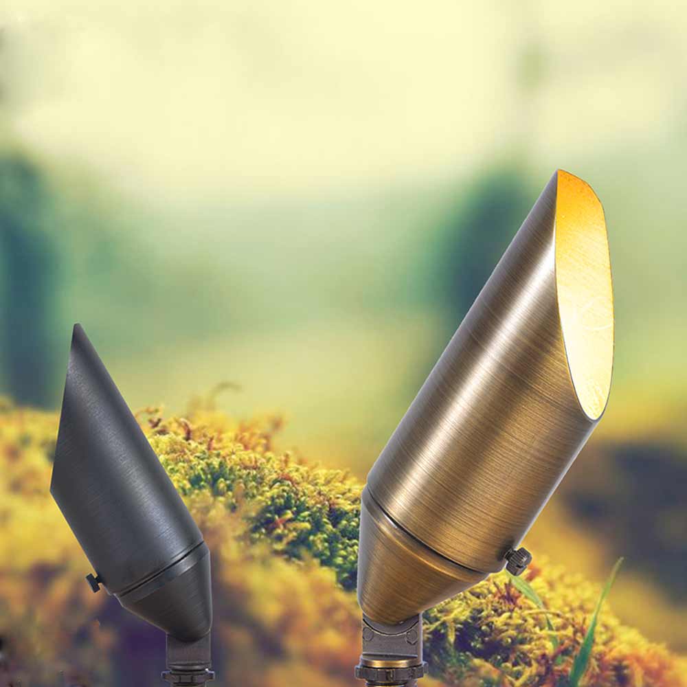LED Adjustable Directional Spot Light, Dark Brass - Bees Lighting