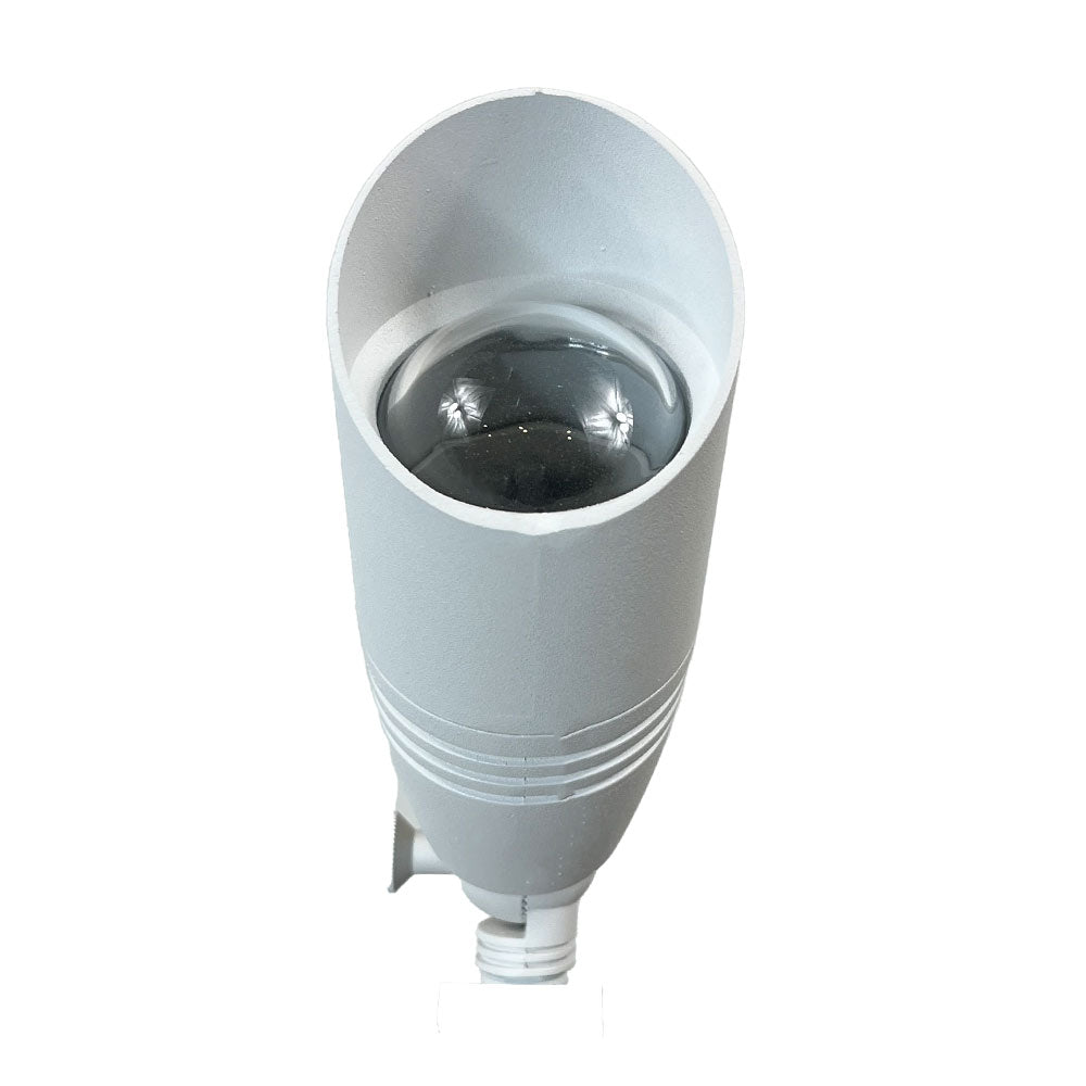 Landscape LED Spotlight, 12V, Aluminum, White Finish - Bees Lighting