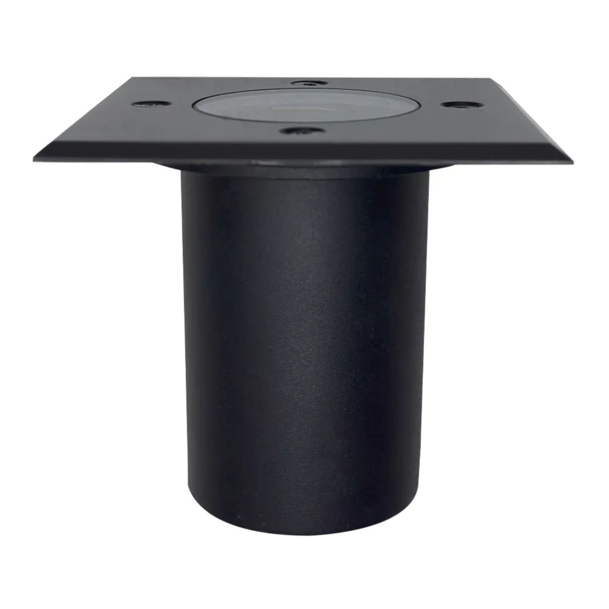 LED In-Ground Well Light Square Flat Face, Black - Bees Lighting