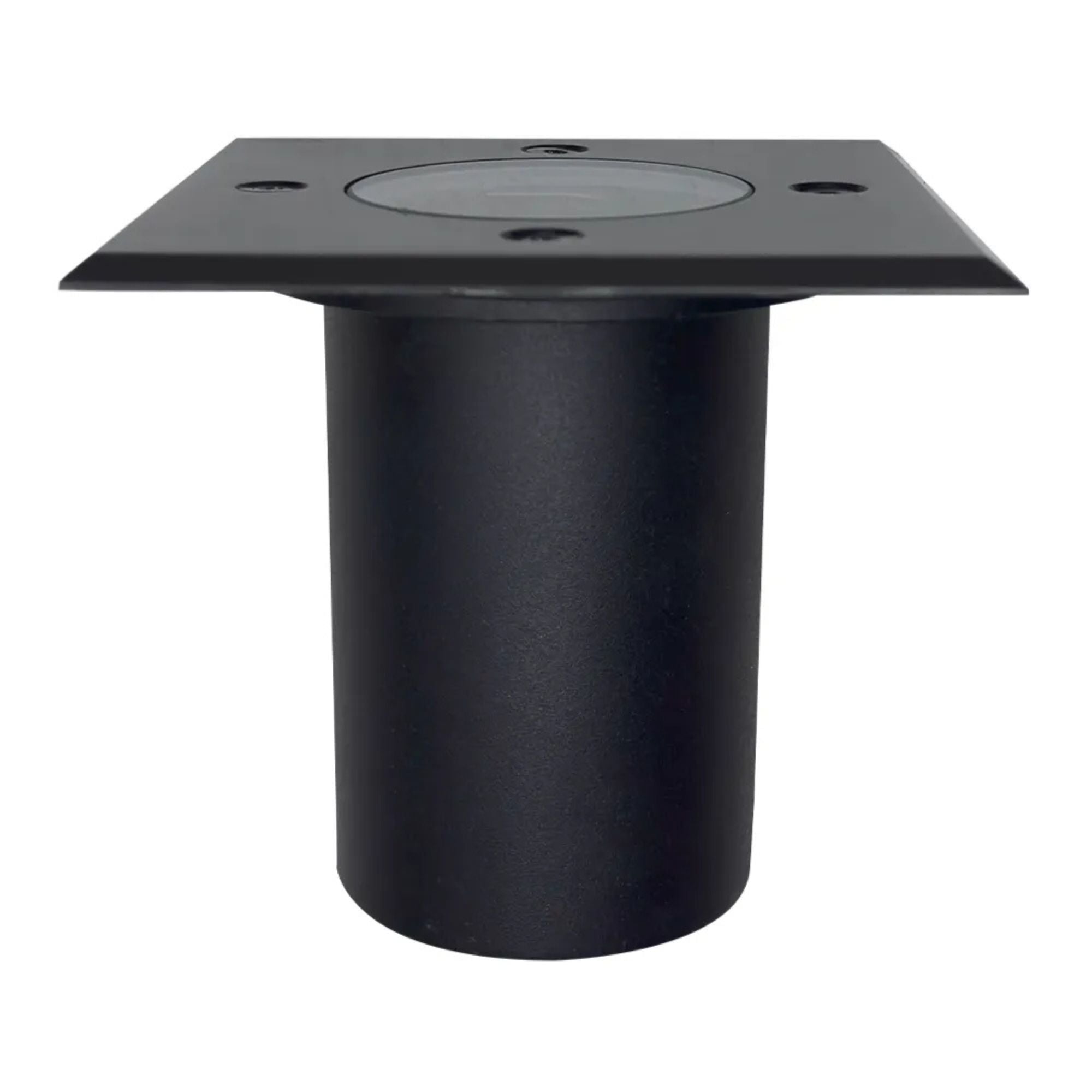 LED In-Ground Well Light Square Flat Face, Black - Bees Lighting