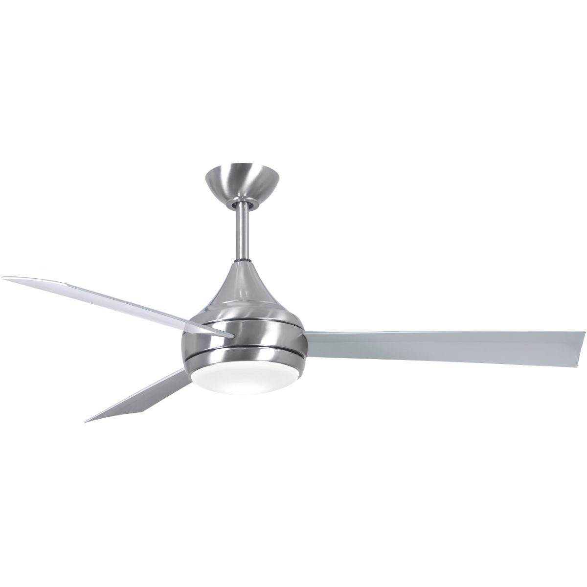 Donaire 52 Inch Propeller Outdoor Ceiling Fan With Light And Remote, Marine Grade - Bees Lighting
