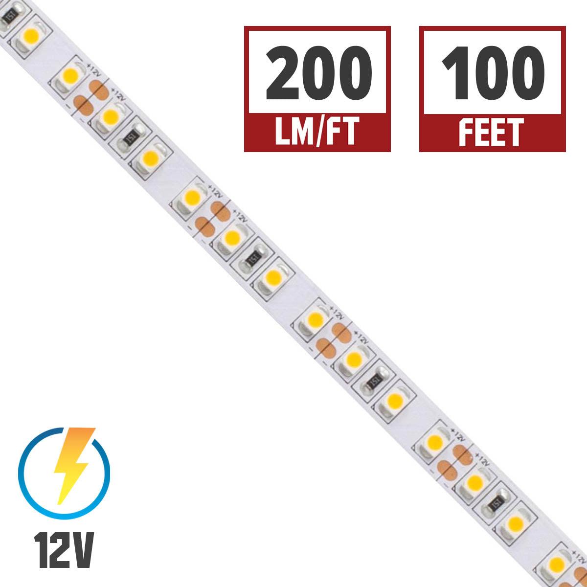 BLAZE LED Strip Light, 200+ Lumens per Ft, 12V - Bees Lighting