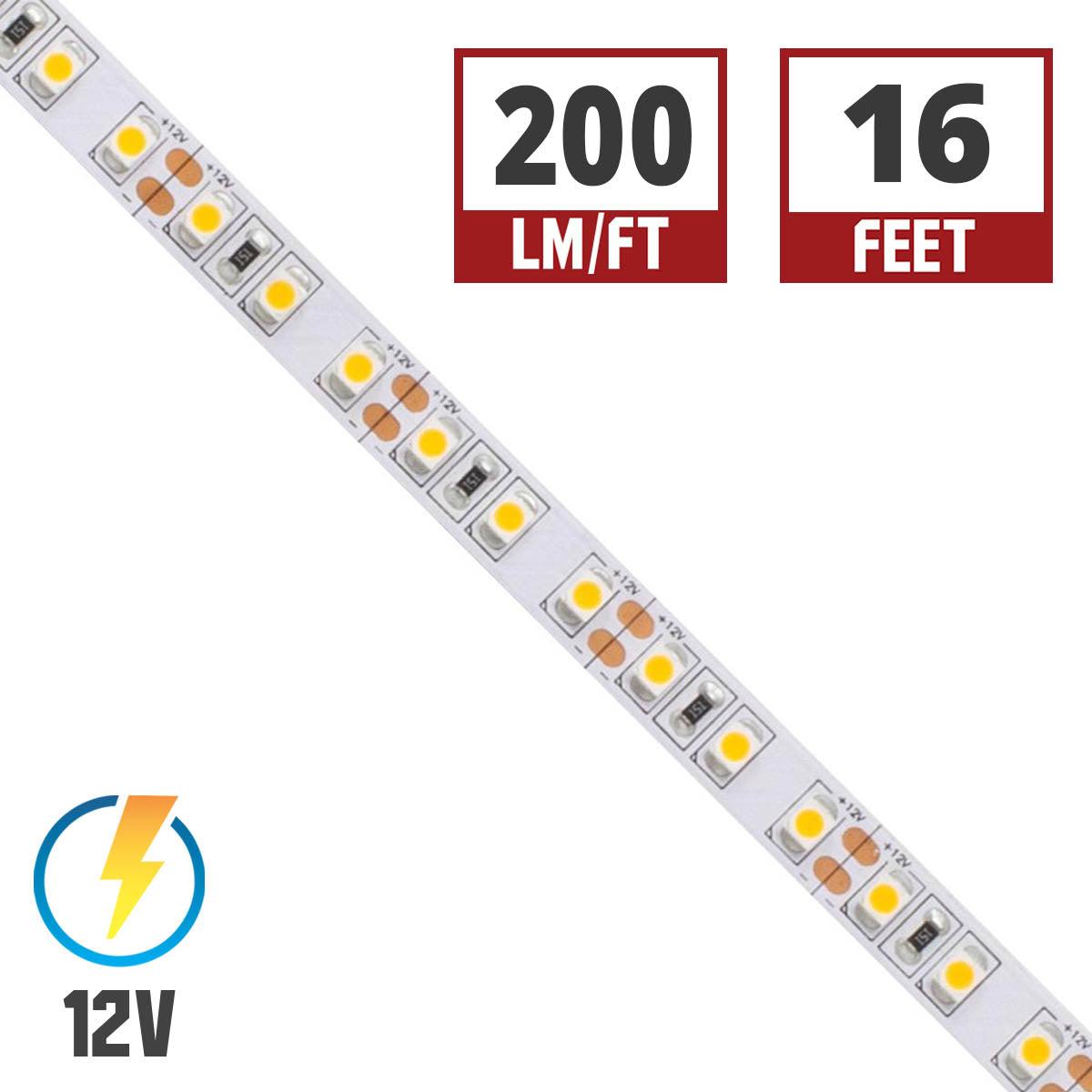BLAZE LED Strip Light, 200+ Lumens per Ft, 12V - Bees Lighting